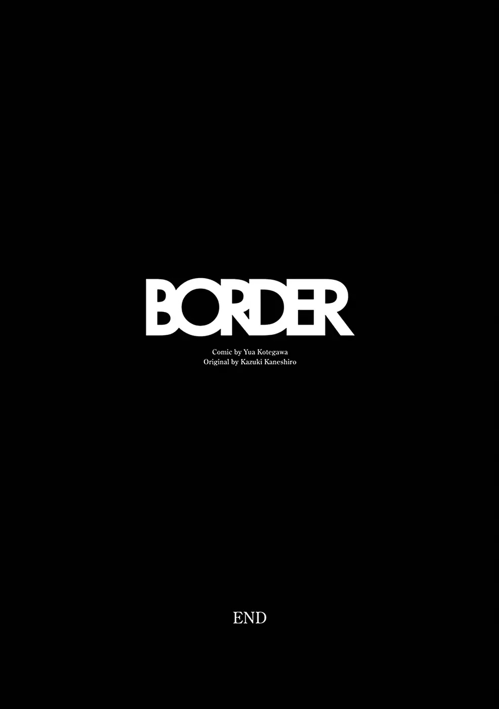Border (KOTEGAWA Yua) Chapter 16 page 45 - Chapter 16: [END]