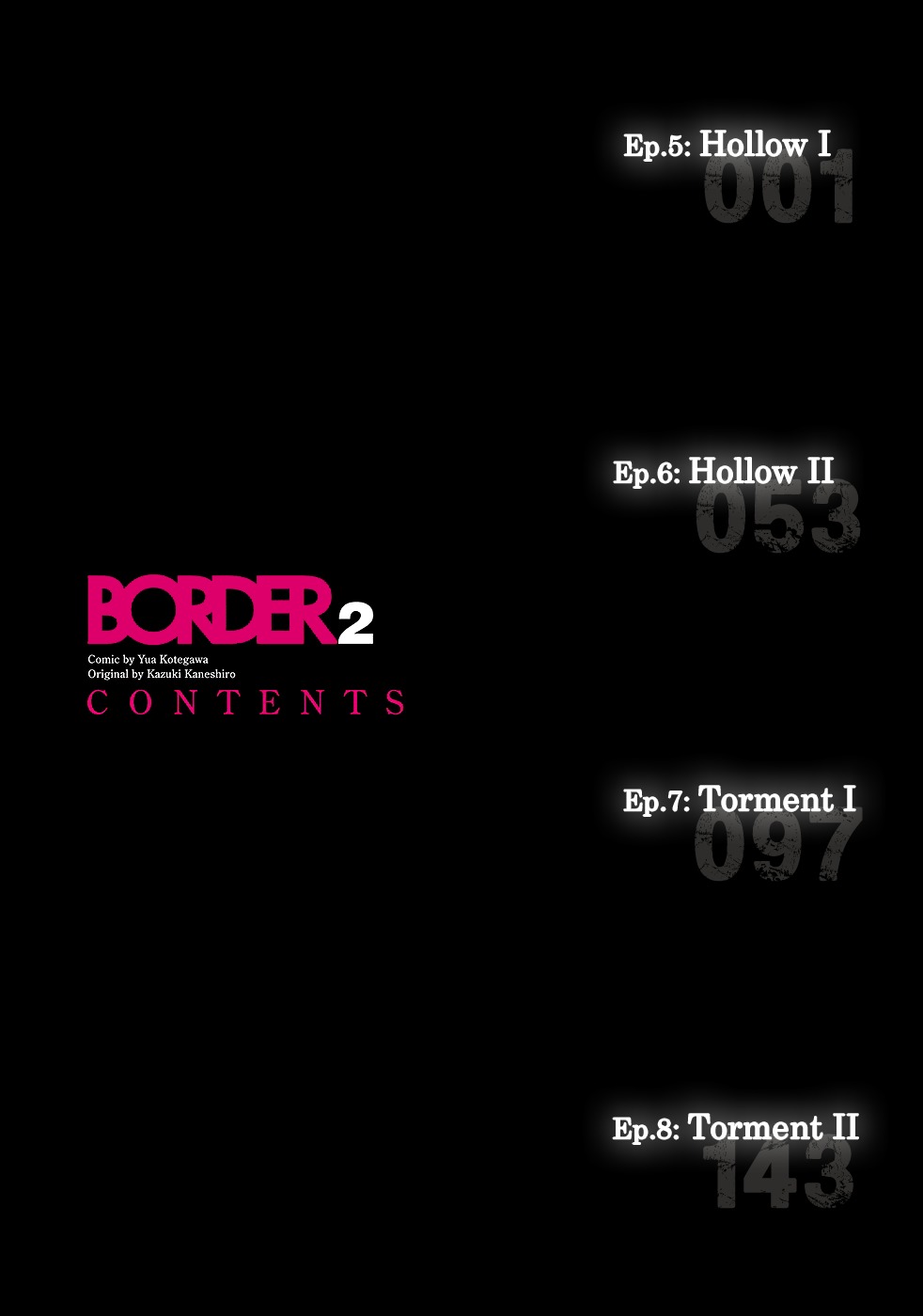 Border (KOTEGAWA Yua) Chapter 5 page 5 - Chapter 5: Hollow I