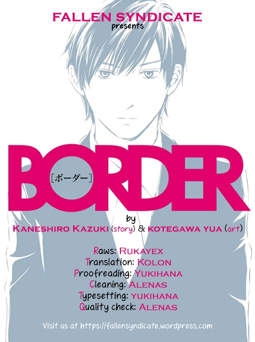 Border (KOTEGAWA Yua) Chapter 6 page 1 - Chapter 6: Hollow II