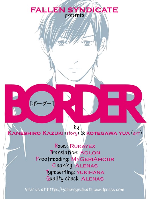 Border (KOTEGAWA Yua) Chapter 9 page 2 - Chapter 9: Mirror Image I