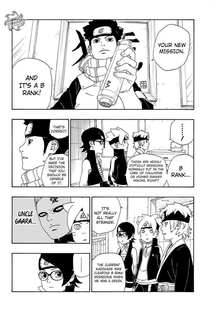 Boruto: Naruto Next Generations Chapter 13 page 6 - Chapter 13: The Value of A Trump Card!
