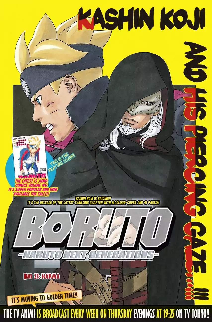 Boruto: Naruto Next Generations Chapter 23 page 1 - Chapter 23: Karma