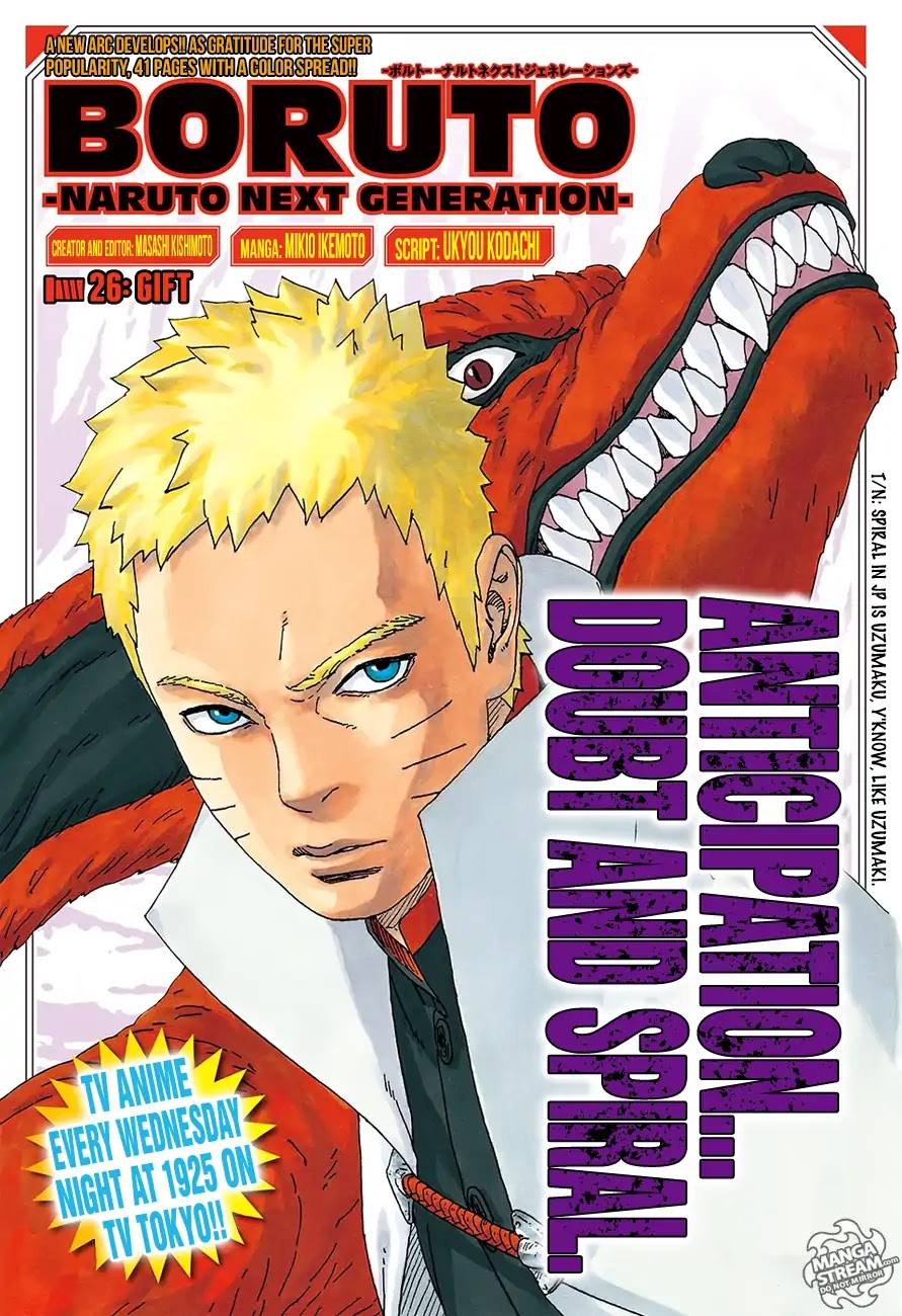 Boruto: Naruto Next Generations Chapter 26 page 1 - Chapter 26: Gift