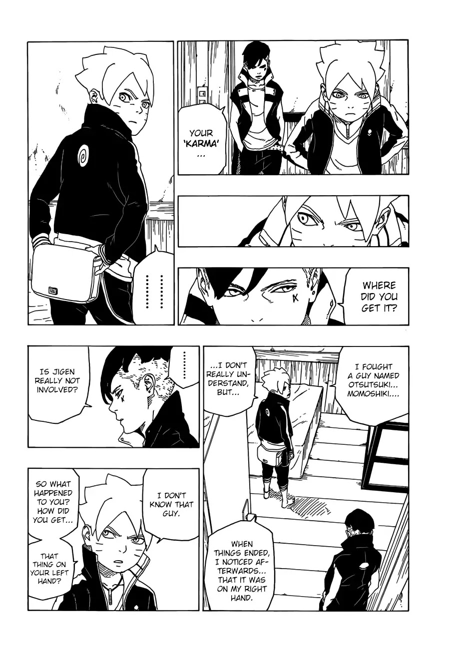 Boruto: Naruto Next Generations Chapter 27 page 17 - Chapter 27: The Breakdown of Negotiations...!!