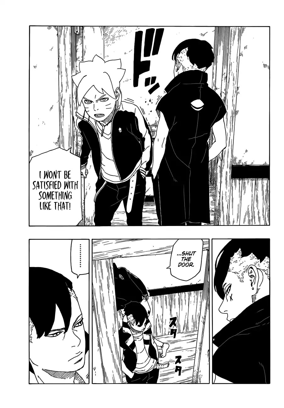Boruto: Naruto Next Generations Chapter 27 page 38 - Chapter 27: The Breakdown of Negotiations...!!