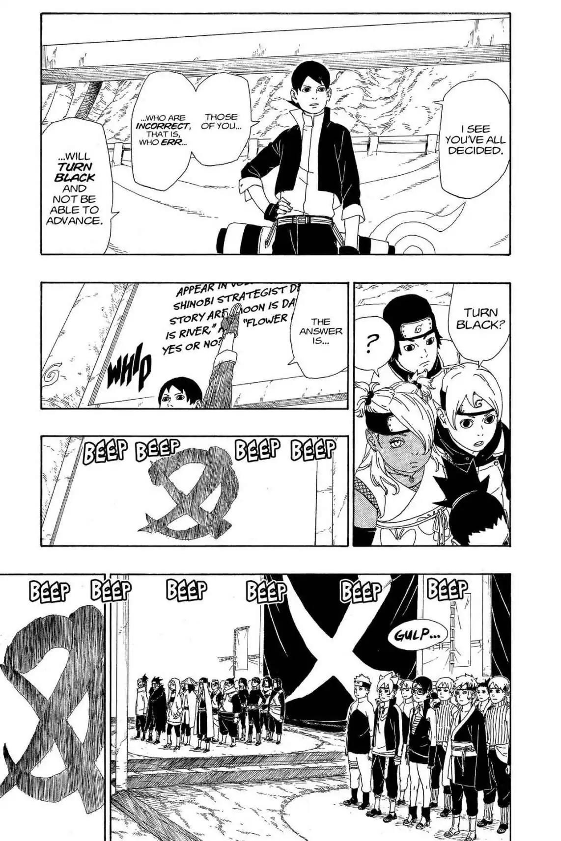 Boruto: Naruto Next Generations Chapter 3 page 13 - Chapter 3: Vol.1 Number 3: The Chunin Exam Begins!!