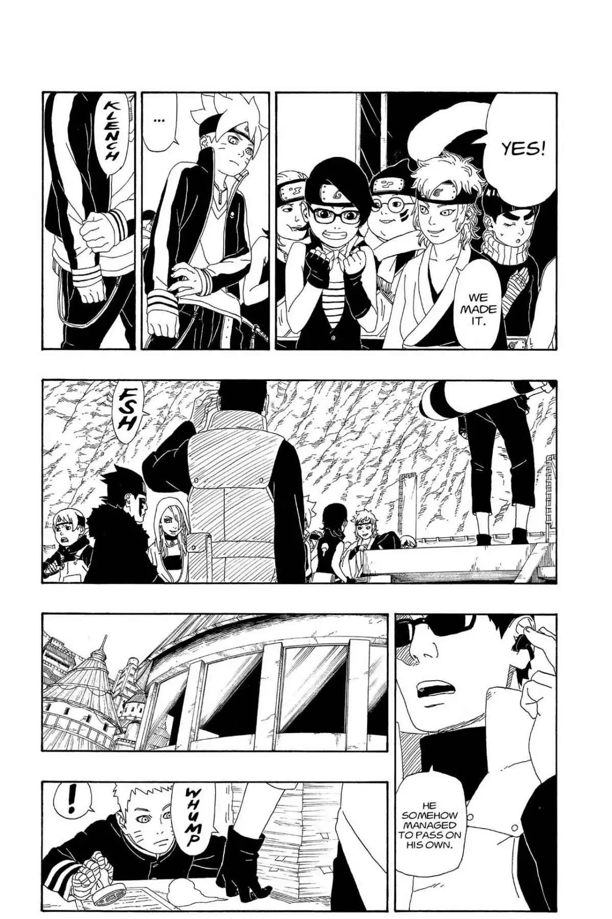 Boruto: Naruto Next Generations Chapter 3 page 21 - Chapter 3: Vol.1 Number 3: The Chunin Exam Begins!!