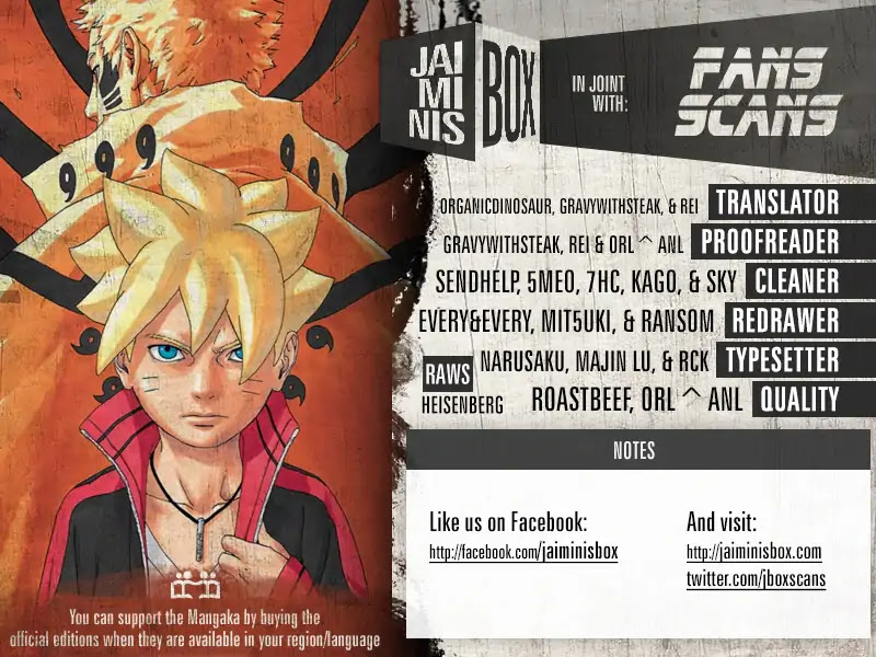 Boruto: Naruto Next Generations Chapter 32 page 2 - Chapter 32: A Sense of Duty