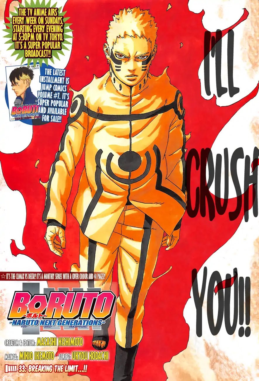 Boruto: Naruto Next Generations Chapter 33 page 1 - Chapter 33: Breaking The Limit