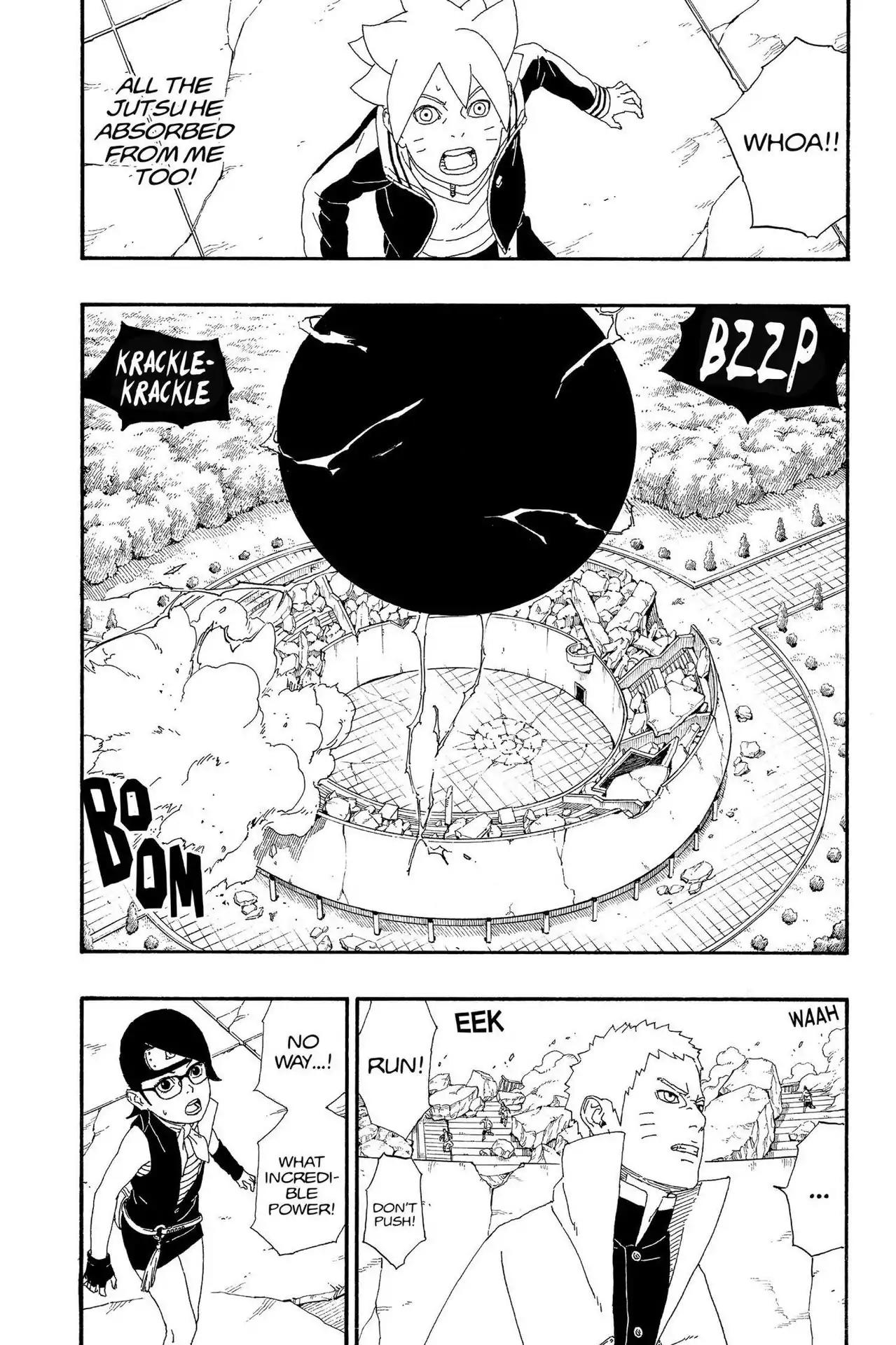 Boruto: Naruto Next Generations Chapter 5 page 34 - Chapter 5: Vol.2 Number 5: Momoshiki and Kinshiki!!