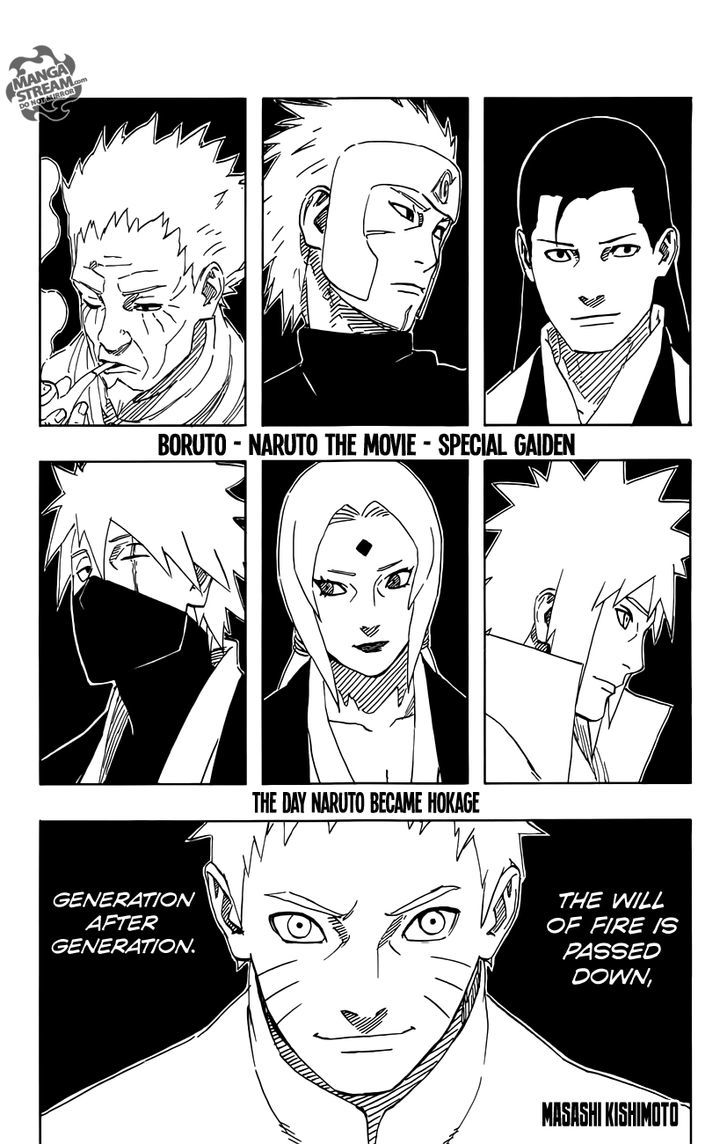 Boruto: Road to "B" Chapter 2 page 1 - Chapter 2 : Boruto Naruto the Movie - Special Extra Chapter - The Day Naruto Became Hokage