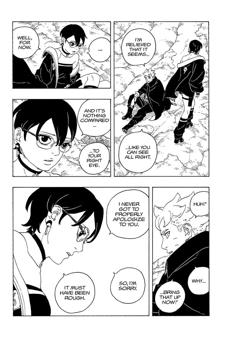 Boruto: Two Blue Vortex Chapter 35 page 22 - Chapter 35