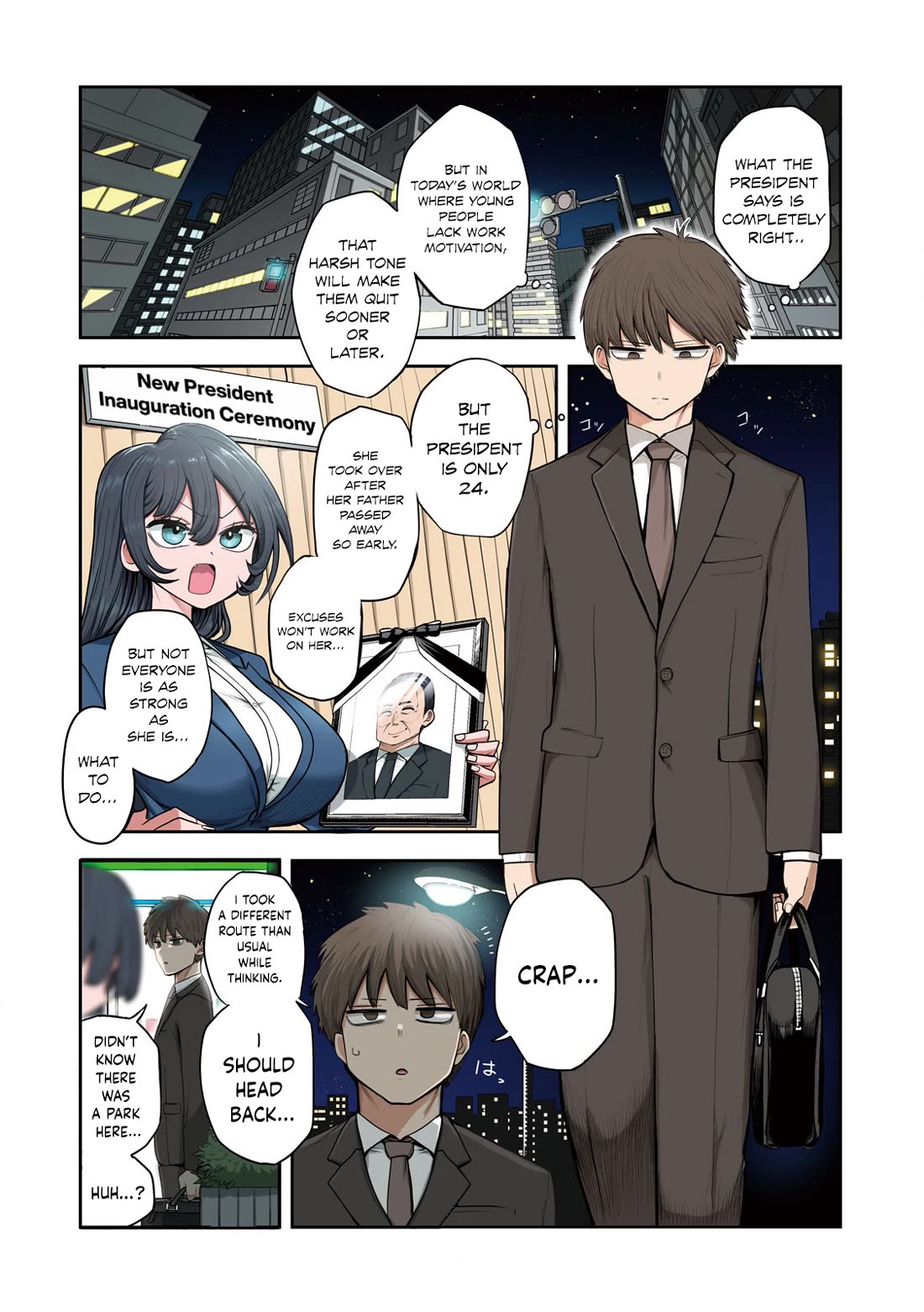Boss, Booze, and Bright Stars Chapter 1 page 3 - Chapter 1: Boss and The Park