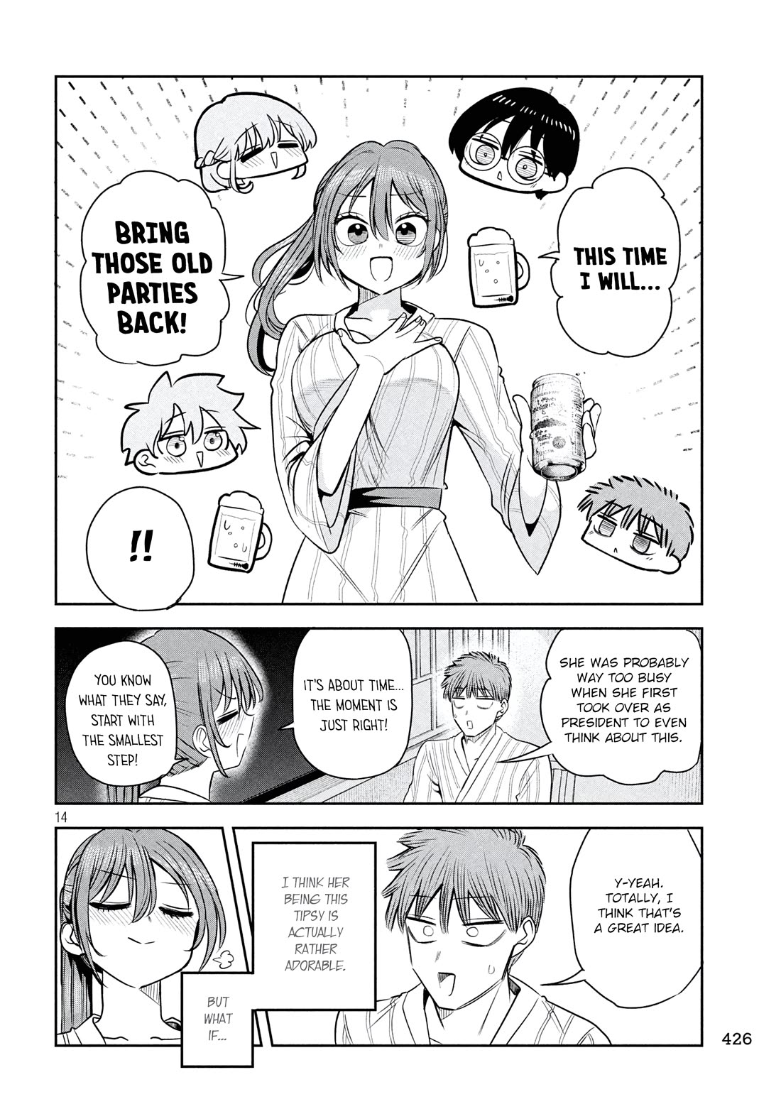 Boss, Booze, and Bright Stars Chapter 33 page 14 - Chapter 33: The CEO and questions