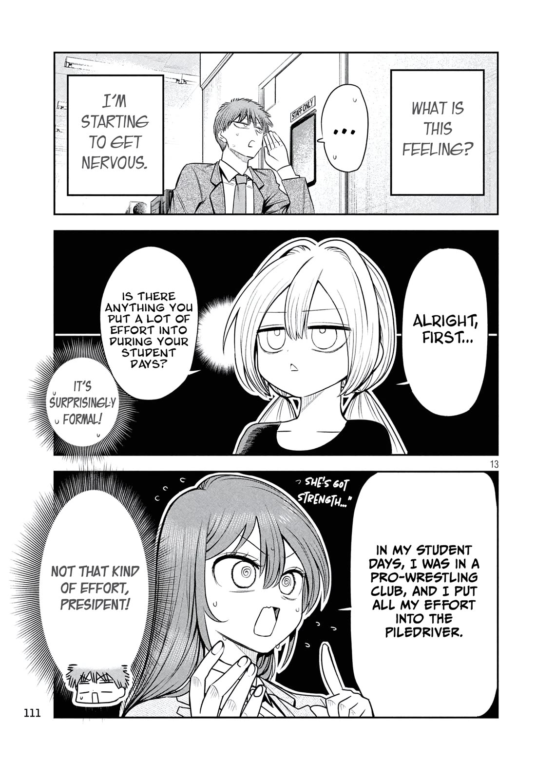 Boss, Booze, and Bright Stars Chapter 37 page 13 - Chapter 37: The Boss and the reason for applying
