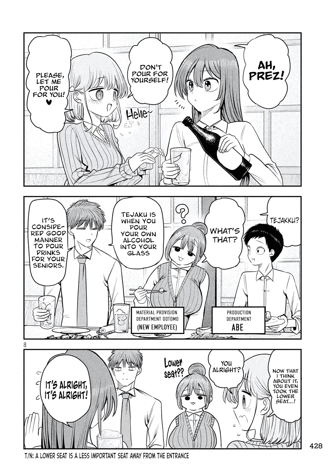Boss, Booze, and Bright Stars Chapter 41 page 8 - Chapter 41: The President and the Deputy Manager
