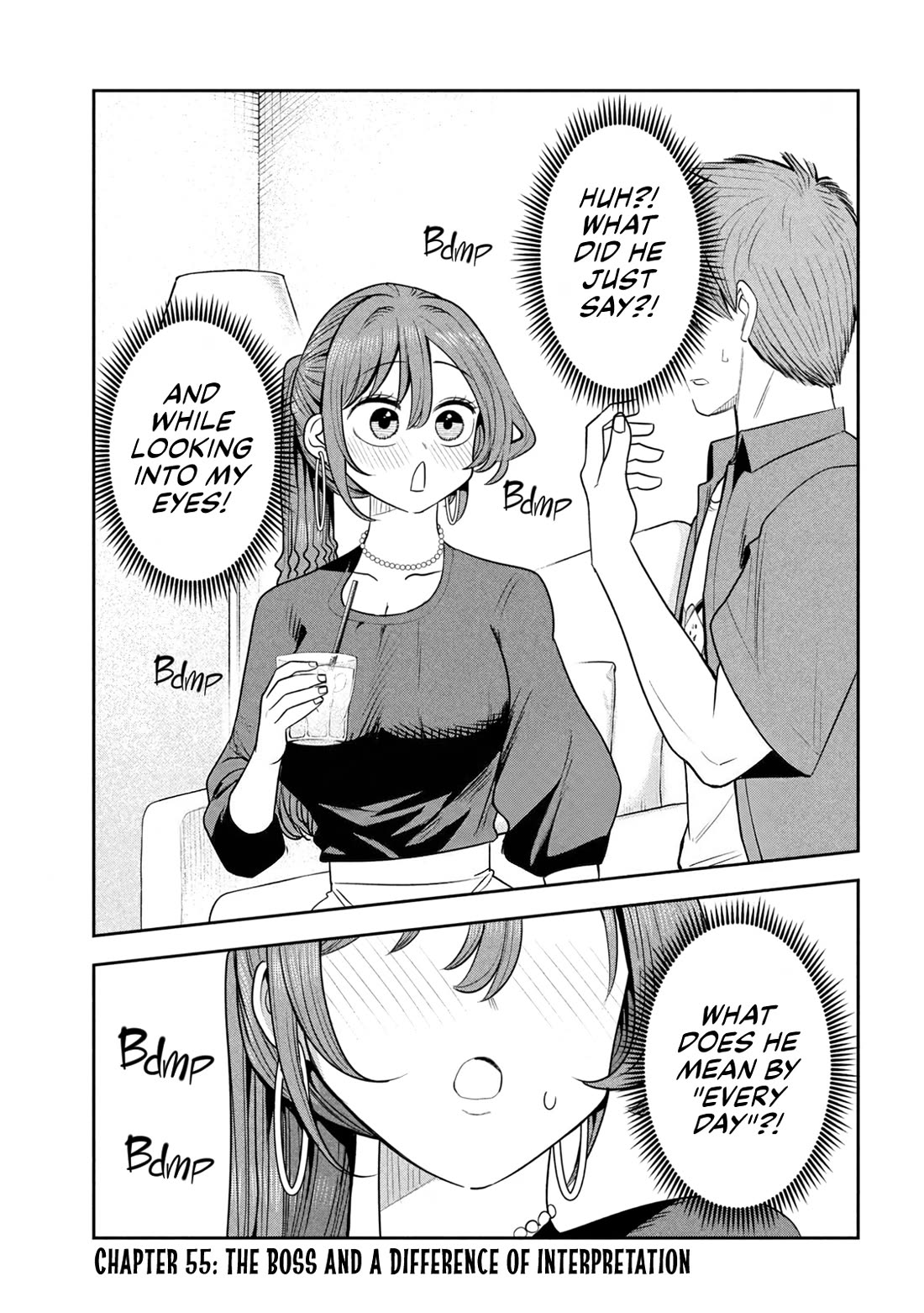 Boss, Booze, and Bright Stars Chapter 55 page 1 - Chapter 55: The Boss and a Difference of Interpretation