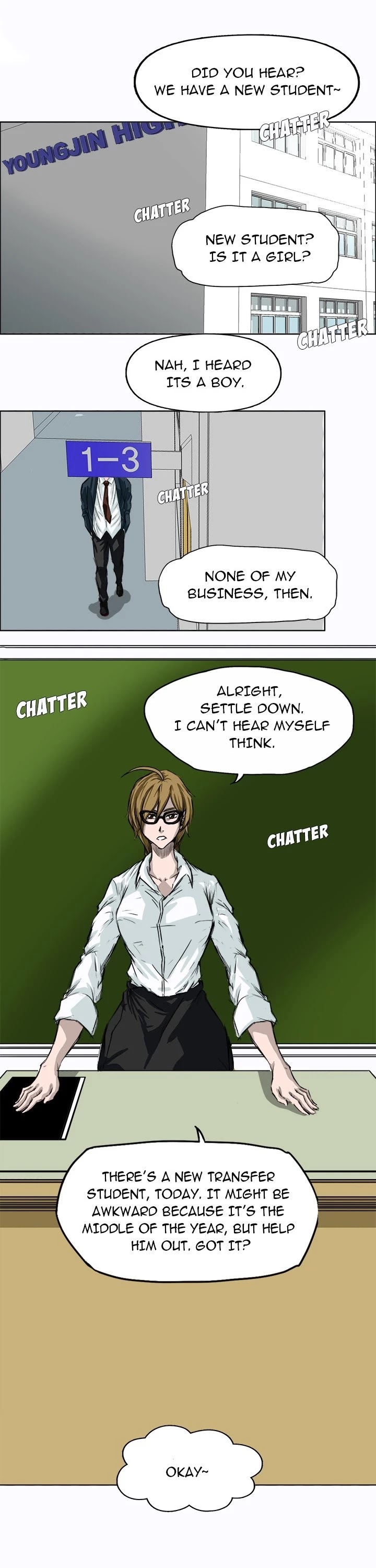 Boss in School Chapter 3 page 1 - Chapter 3