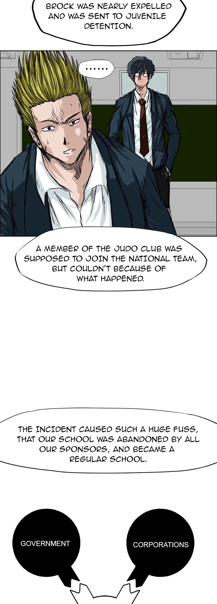 Boss in School Chapter 9 page 8 - Chapter 9