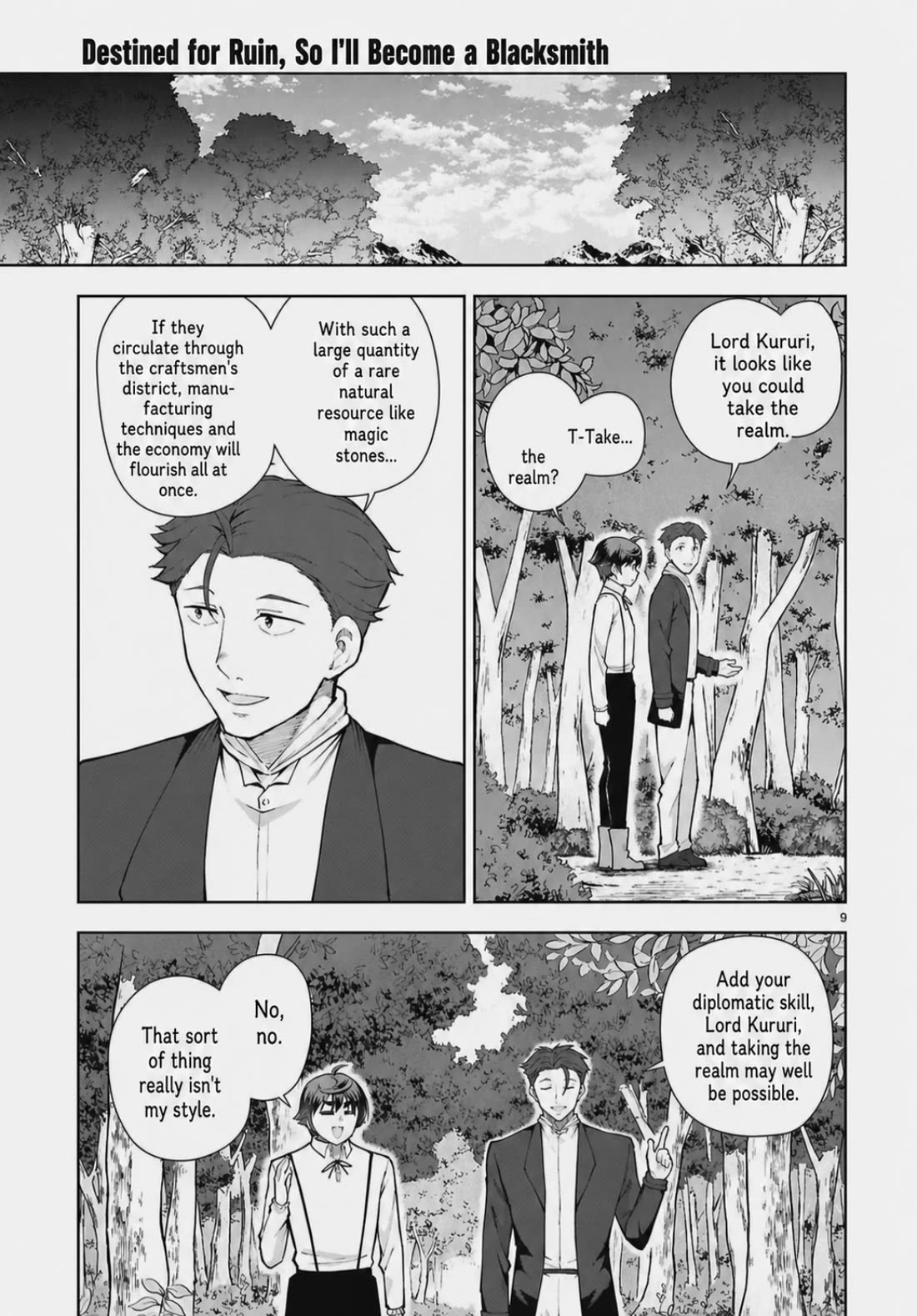 Botsuraku Youtei Nanode, Kajishokunin wo Mezasu Chapter 103 page 9 - Chapter 103