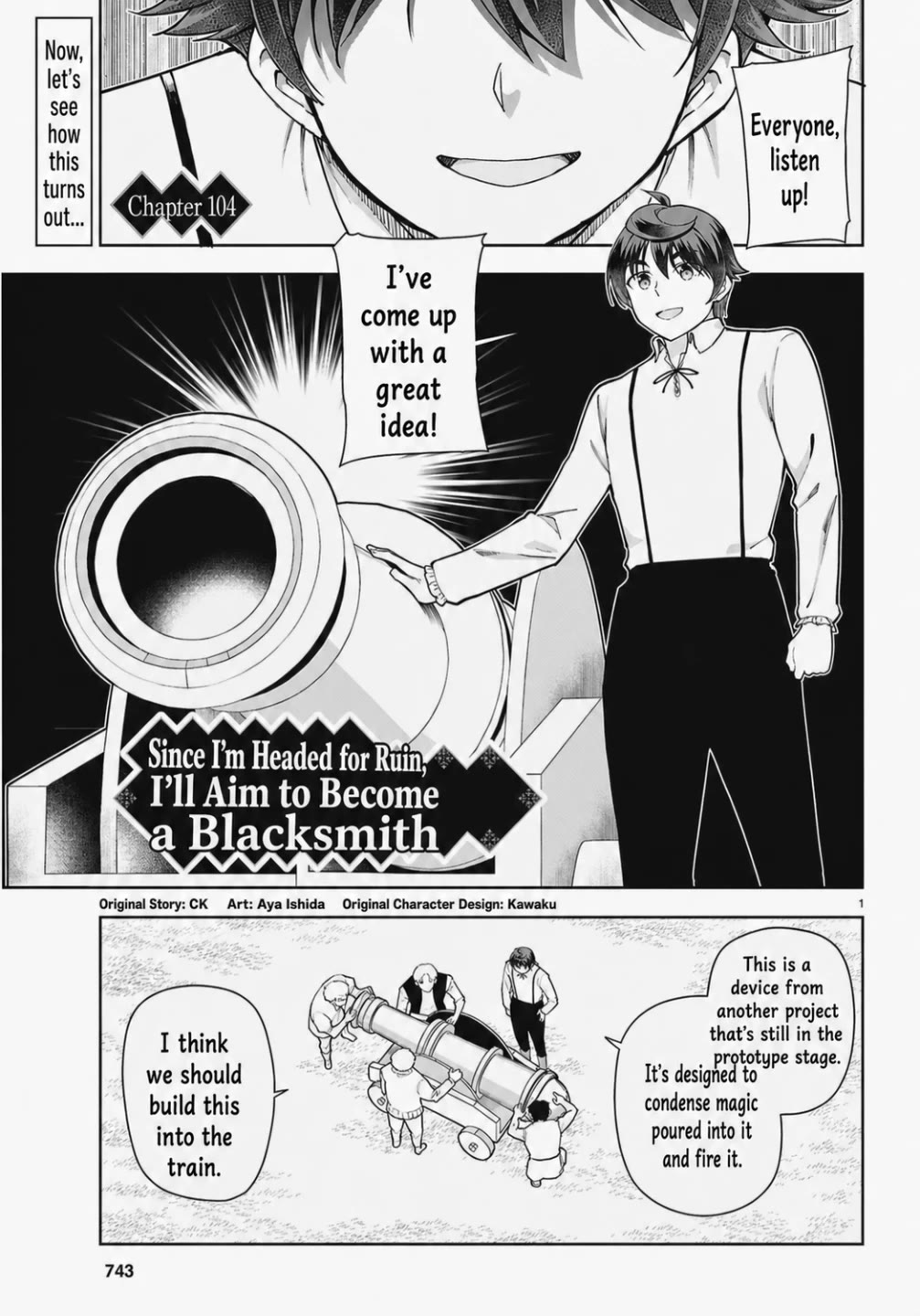 Botsuraku Youtei Nanode, Kajishokunin wo Mezasu Chapter 104 page 1 - Chapter 104