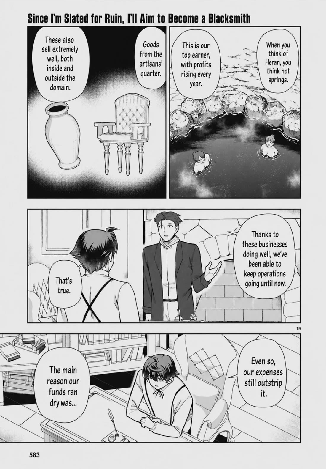 Botsuraku Youtei Nanode, Kajishokunin wo Mezasu Chapter 105 page 19 - Chapter 105