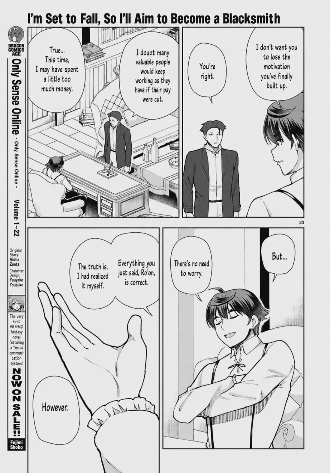 Botsuraku Youtei Nanode, Kajishokunin wo Mezasu Chapter 105 page 23 - Chapter 105