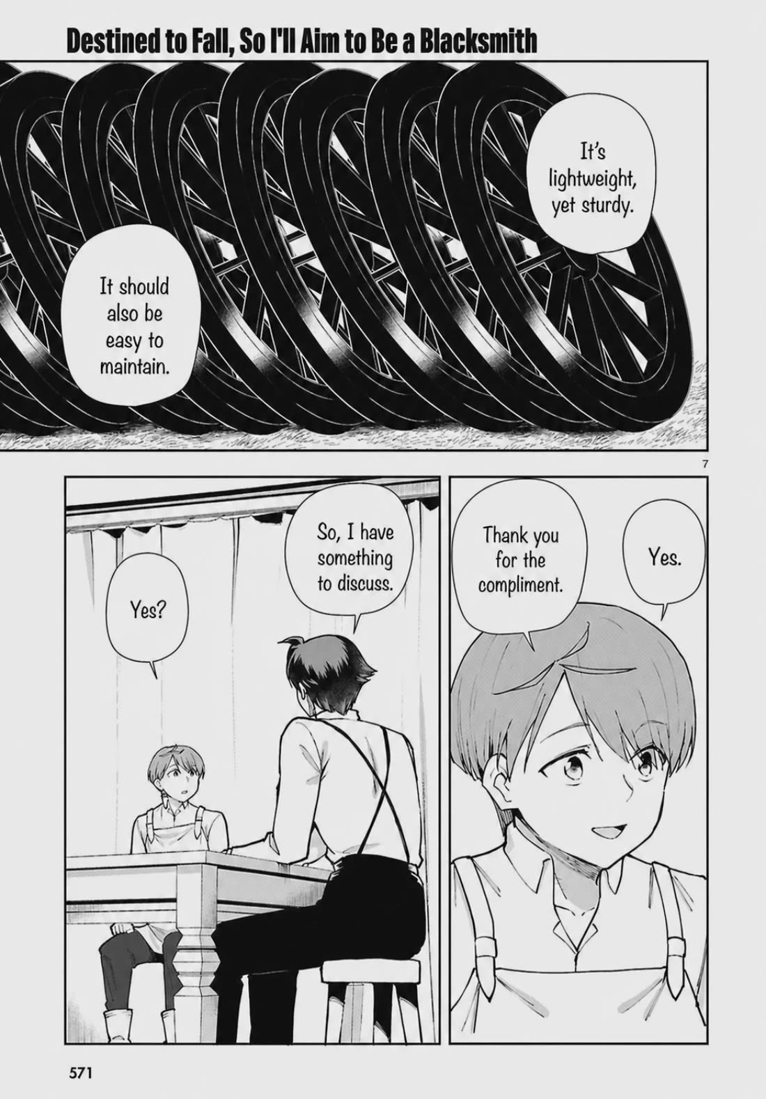 Botsuraku Youtei Nanode, Kajishokunin wo Mezasu Chapter 105 page 7 - Chapter 105