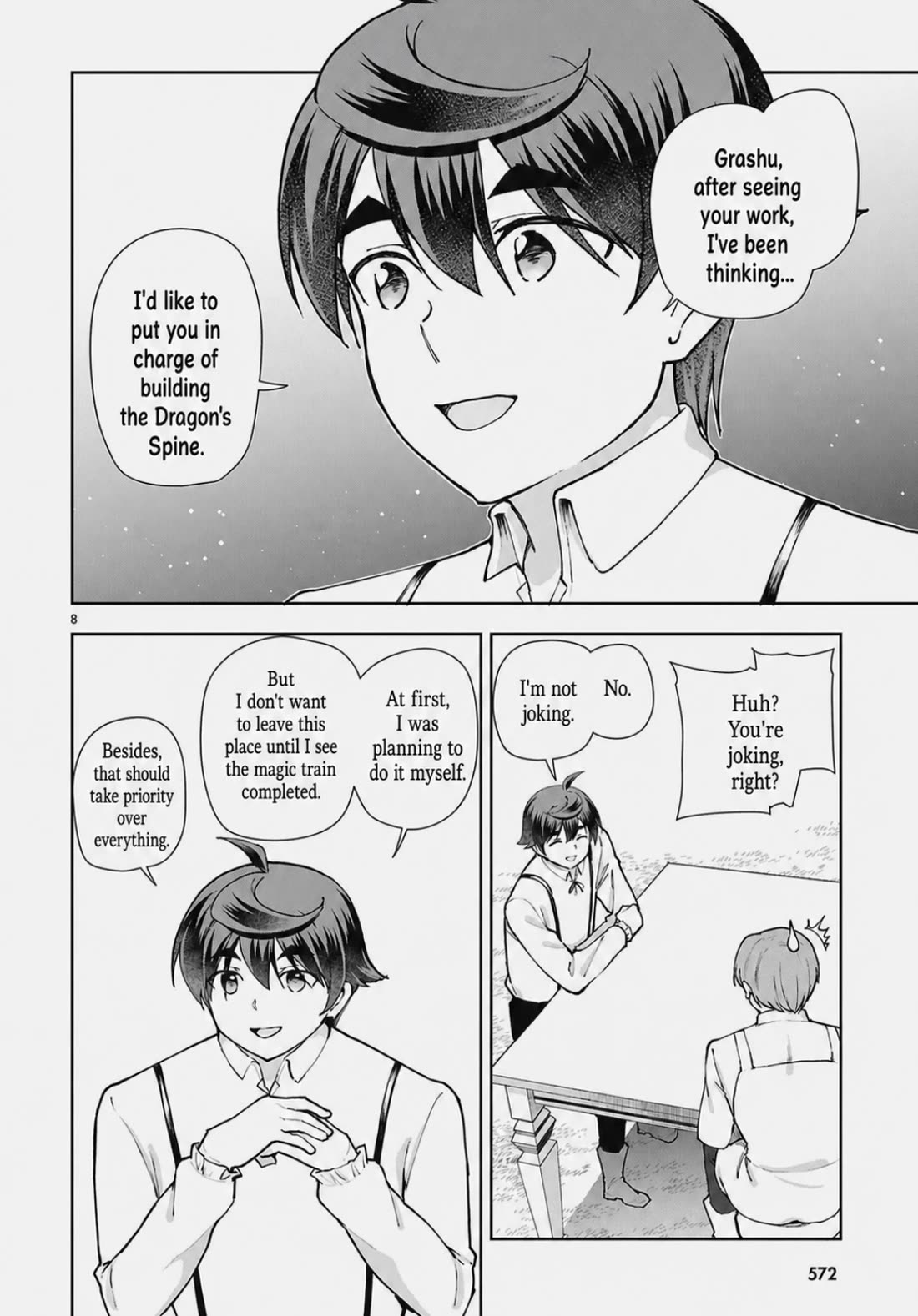 Botsuraku Youtei Nanode, Kajishokunin wo Mezasu Chapter 105 page 8 - Chapter 105