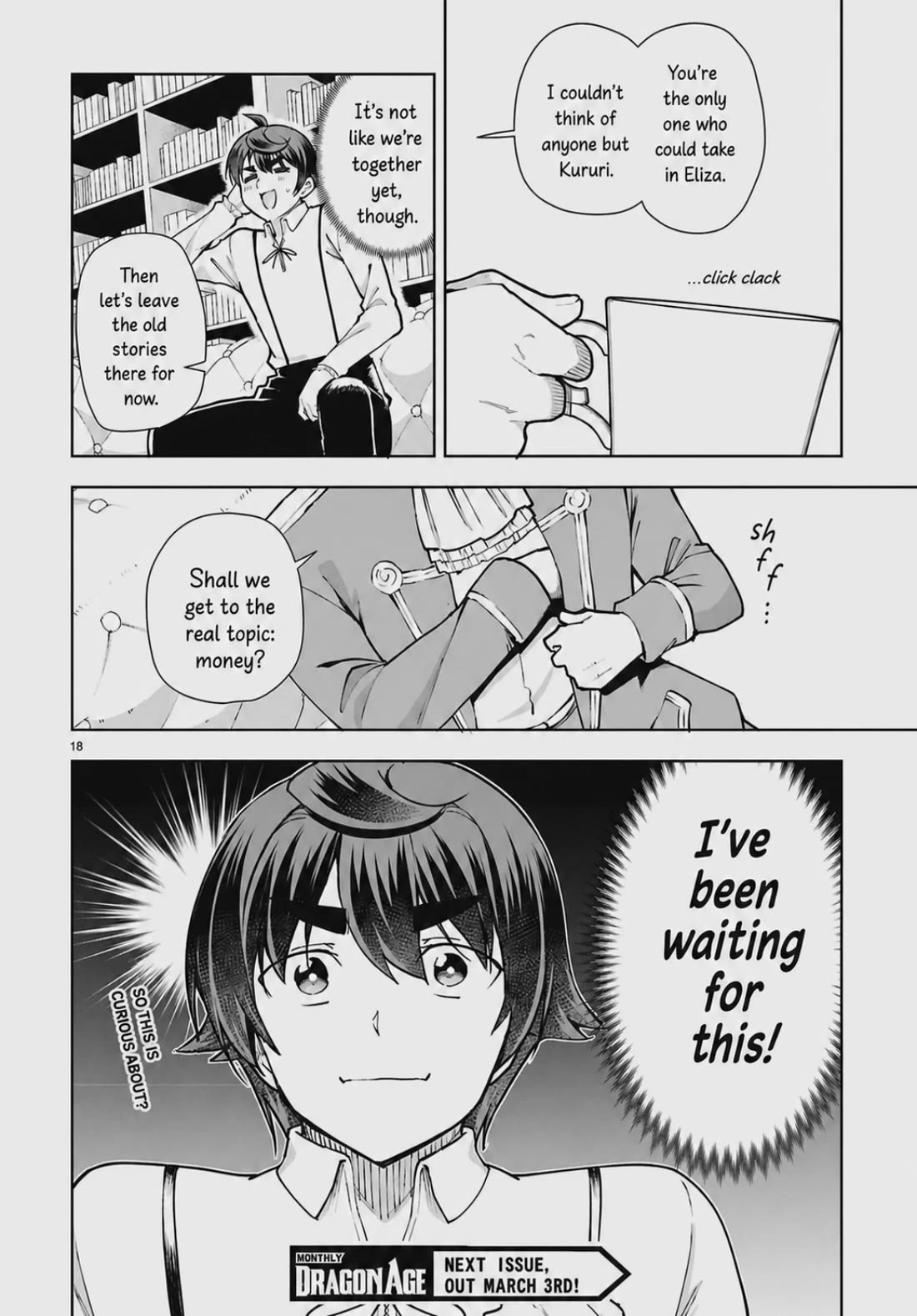 Botsuraku Youtei Nanode, Kajishokunin wo Mezasu Chapter 106 page 18 - Chapter 106