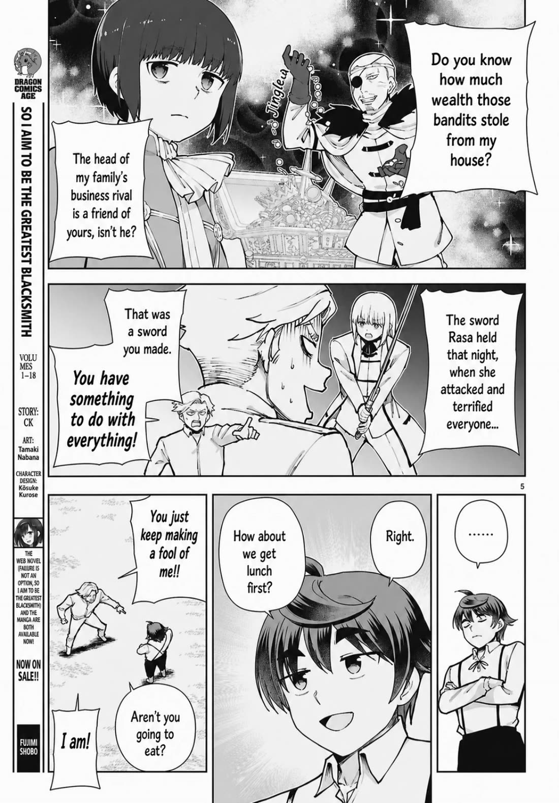 Botsuraku Youtei Nanode, Kajishokunin wo Mezasu Chapter 109 page 5 - Chapter 109