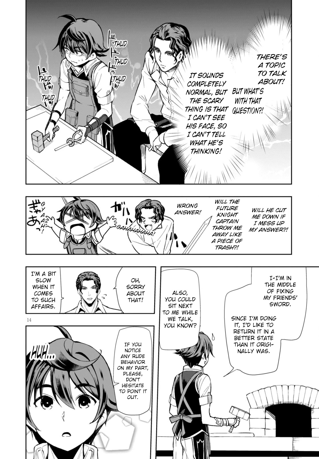 Botsuraku Youtei Nanode, Kajishokunin wo Mezasu Chapter 3 page 14 - Chapter 3