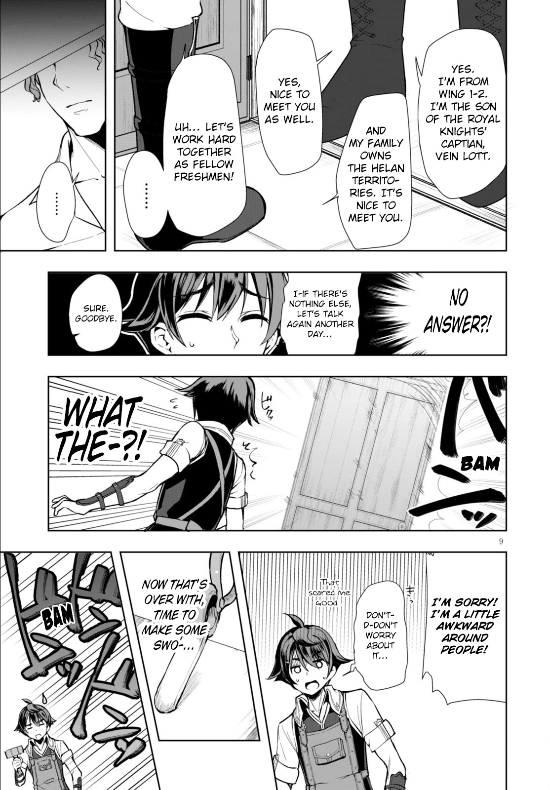Botsuraku Youtei Nanode, Kajishokunin wo Mezasu Chapter 3 page 9 - Chapter 3