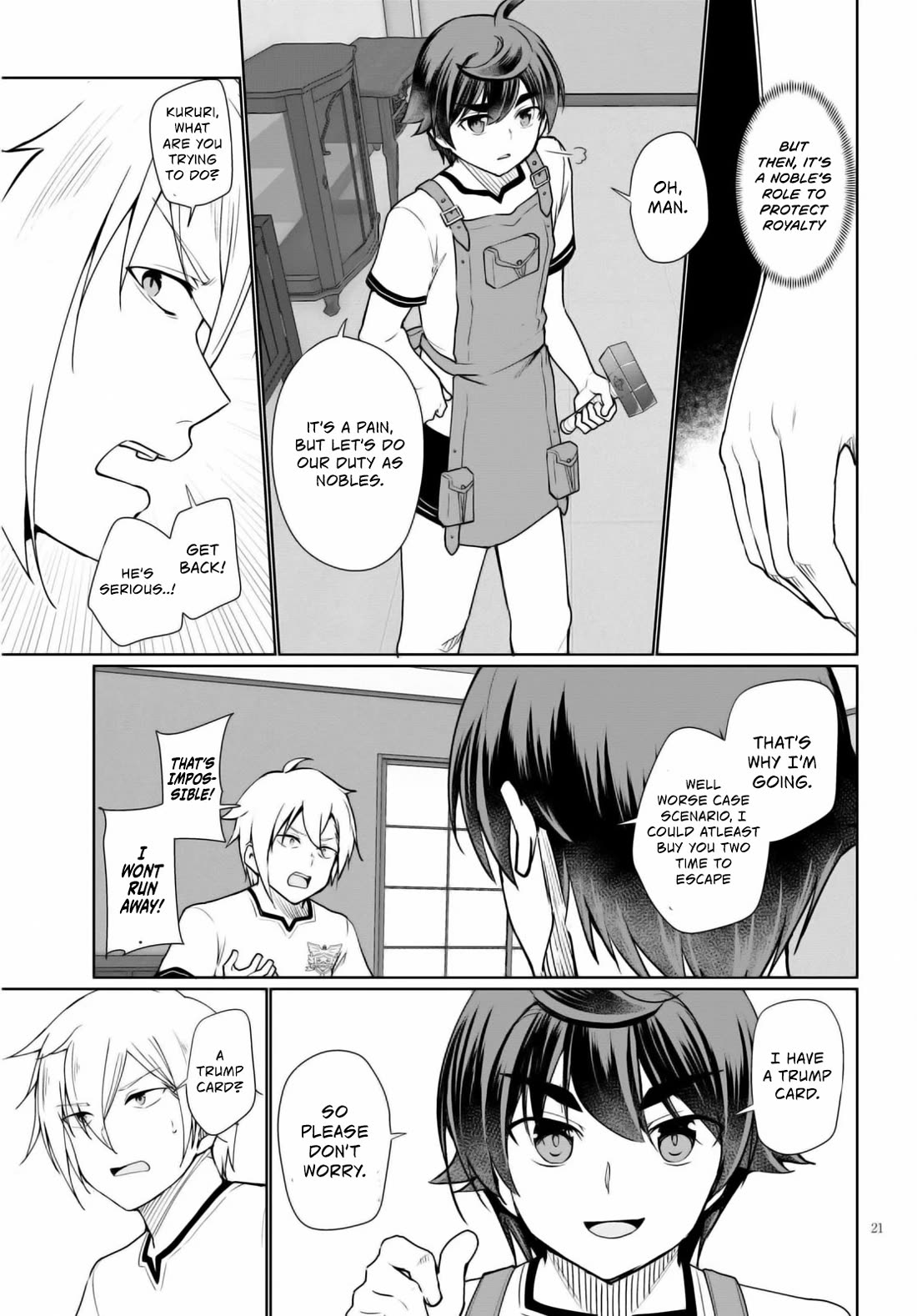 Botsuraku Youtei Nanode, Kajishokunin wo Mezasu Chapter 40 page 22 - Chapter 40