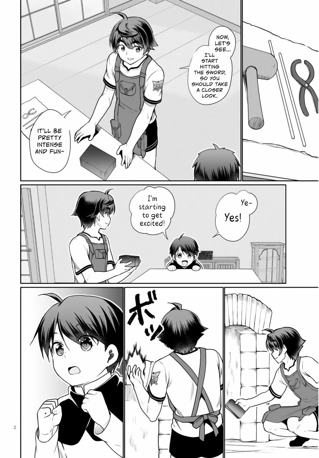 Botsuraku Youtei Nanode, Kajishokunin wo Mezasu Chapter 40 page 3 - Chapter 40
