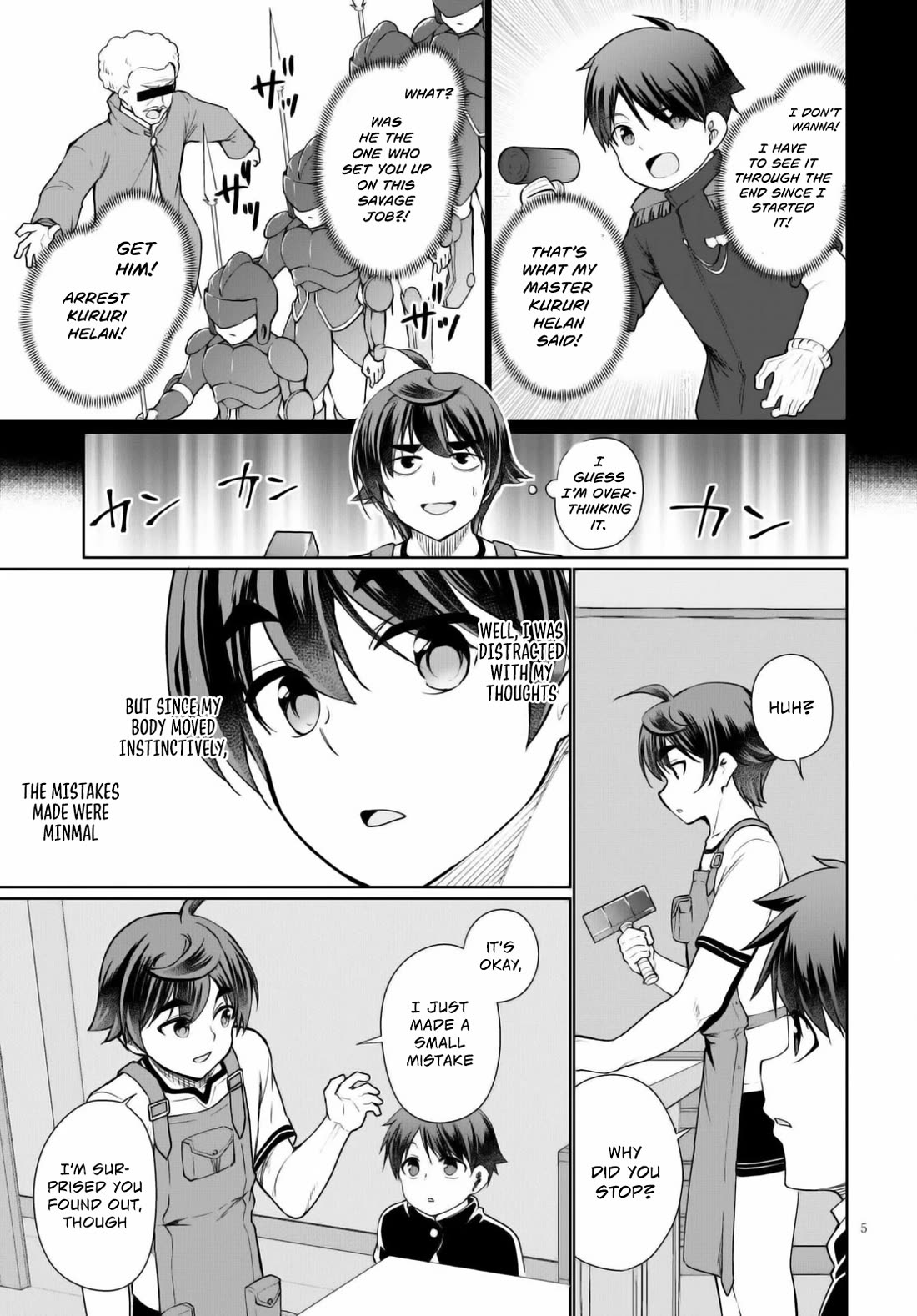 Botsuraku Youtei Nanode, Kajishokunin wo Mezasu Chapter 40 page 6 - Chapter 40