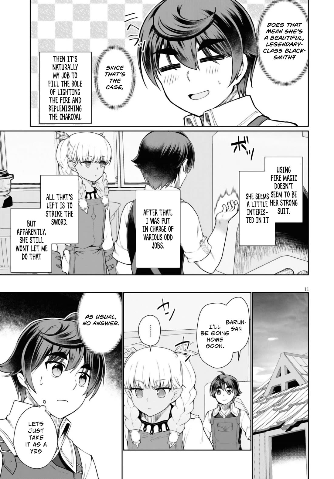 Botsuraku Youtei Nanode, Kajishokunin wo Mezasu Chapter 43 page 12 - Chapter 43