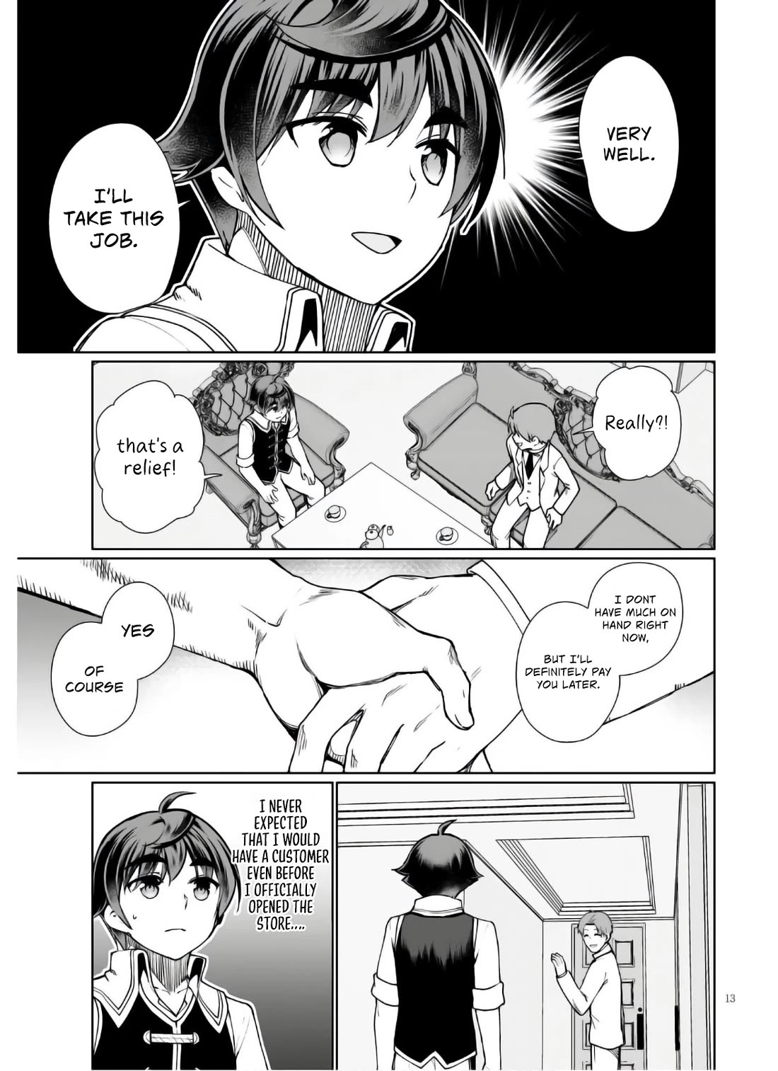 Botsuraku Youtei Nanode, Kajishokunin wo Mezasu Chapter 45 page 14 - Chapter 45