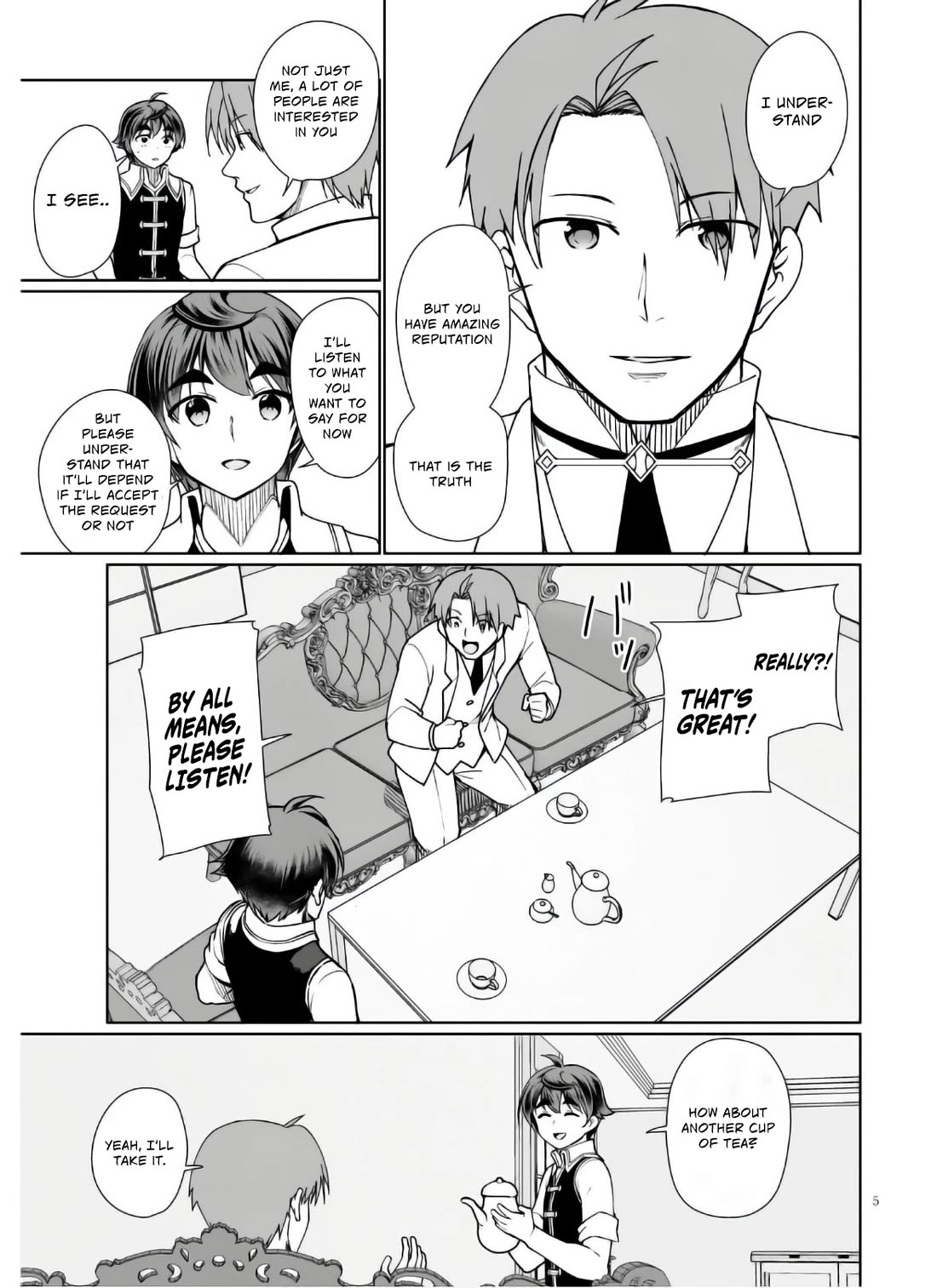 Botsuraku Youtei Nanode, Kajishokunin wo Mezasu Chapter 45 page 6 - Chapter 45