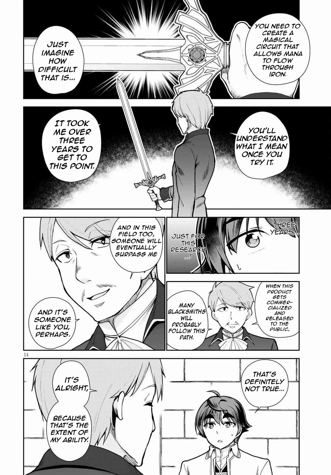 Botsuraku Youtei Nanode, Kajishokunin wo Mezasu Chapter 56 page 17 - Chapter 56