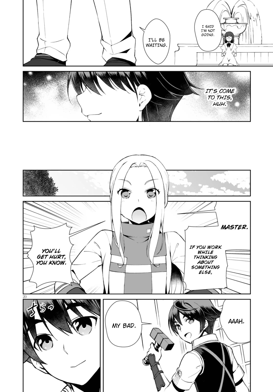 Botsuraku Youtei Nanode, Kajishokunin wo Mezasu Chapter 6 page 20 - Chapter 6