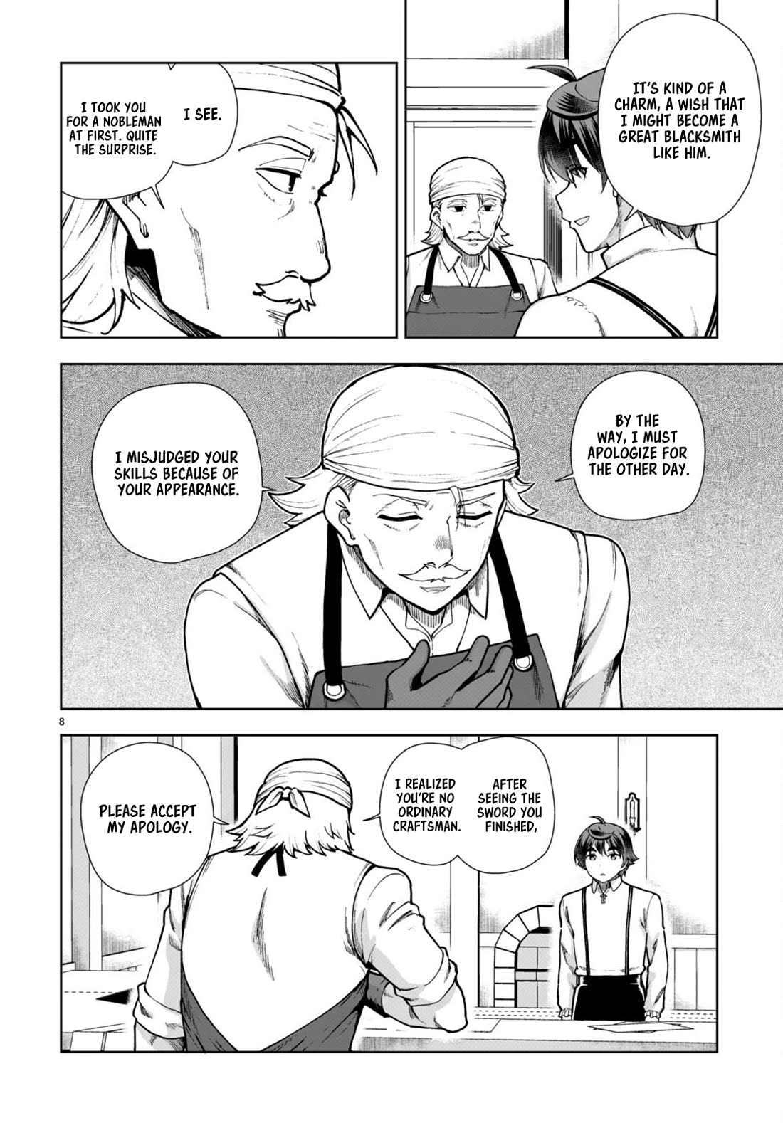 Botsuraku Youtei Nanode, Kajishokunin wo Mezasu Chapter 80 page 8 - Chapter 80