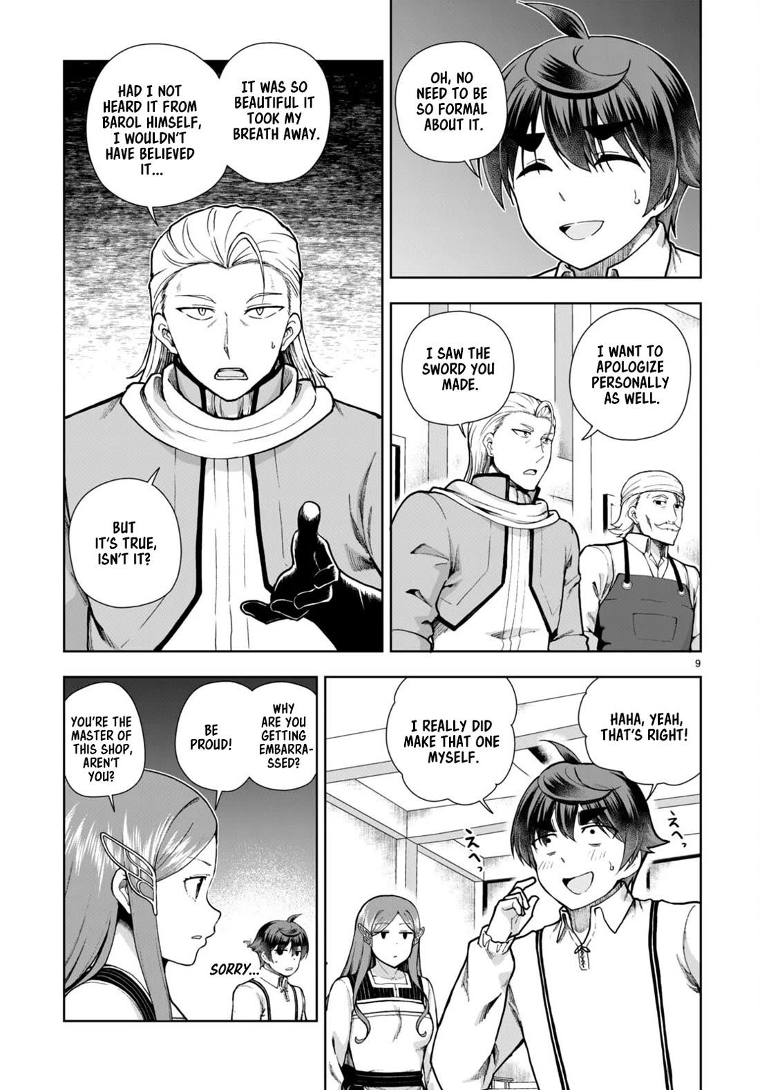 Botsuraku Youtei Nanode, Kajishokunin wo Mezasu Chapter 80 page 9 - Chapter 80
