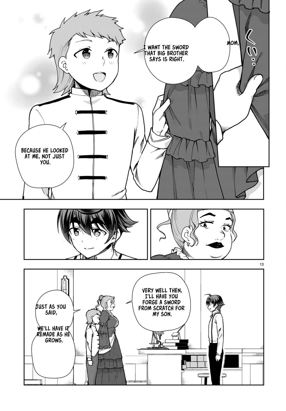Botsuraku Youtei Nanode, Kajishokunin wo Mezasu Chapter 81 page 13 - Chapter 81