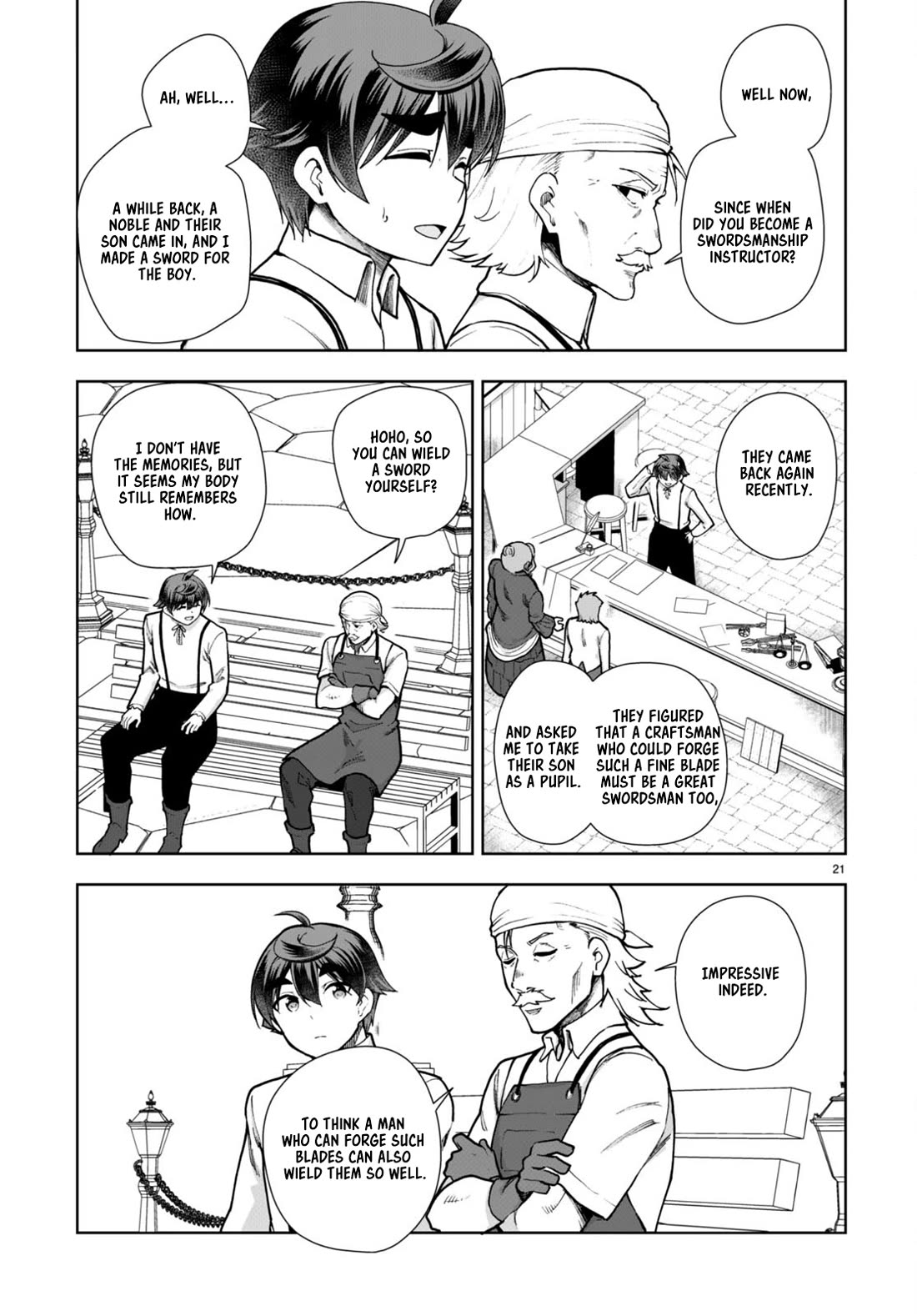 Botsuraku Youtei Nanode, Kajishokunin wo Mezasu Chapter 81 page 21 - Chapter 81