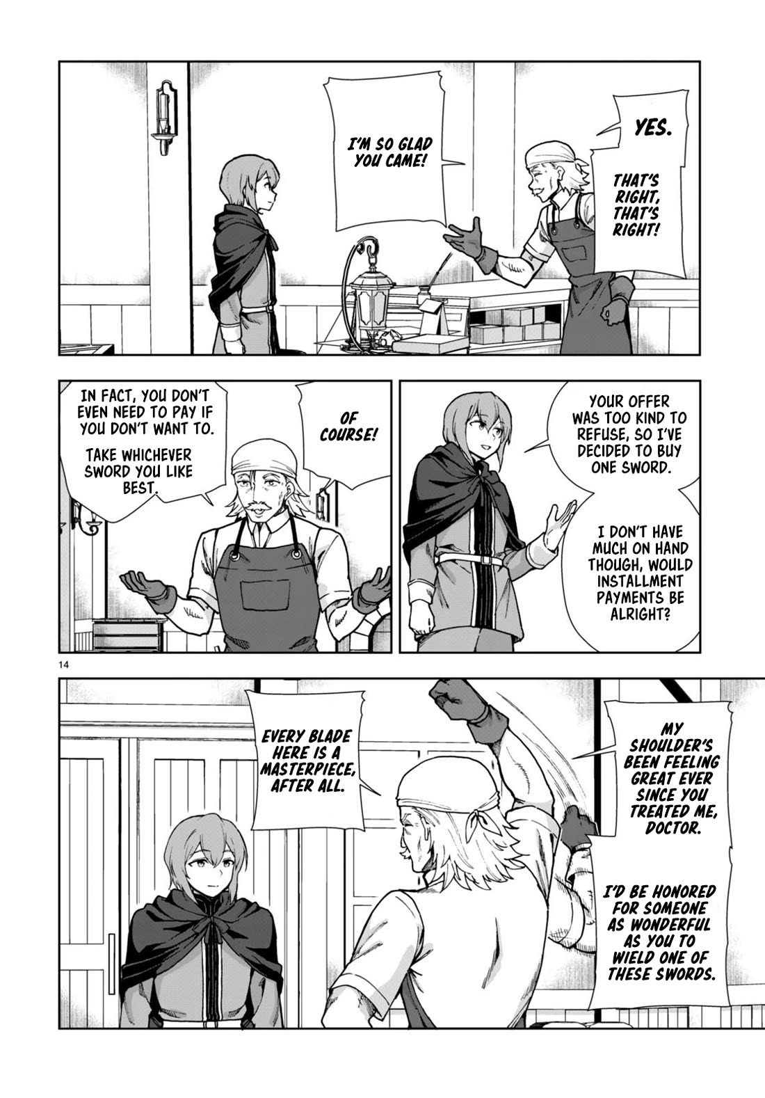 Botsuraku Youtei Nanode, Kajishokunin wo Mezasu Chapter 83 page 14 - Chapter 83