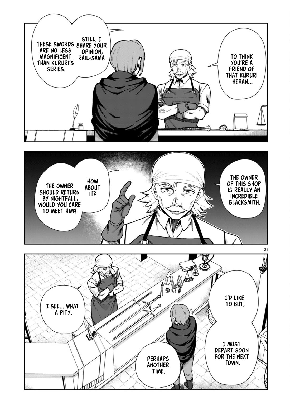 Botsuraku Youtei Nanode, Kajishokunin wo Mezasu Chapter 83 page 21 - Chapter 83