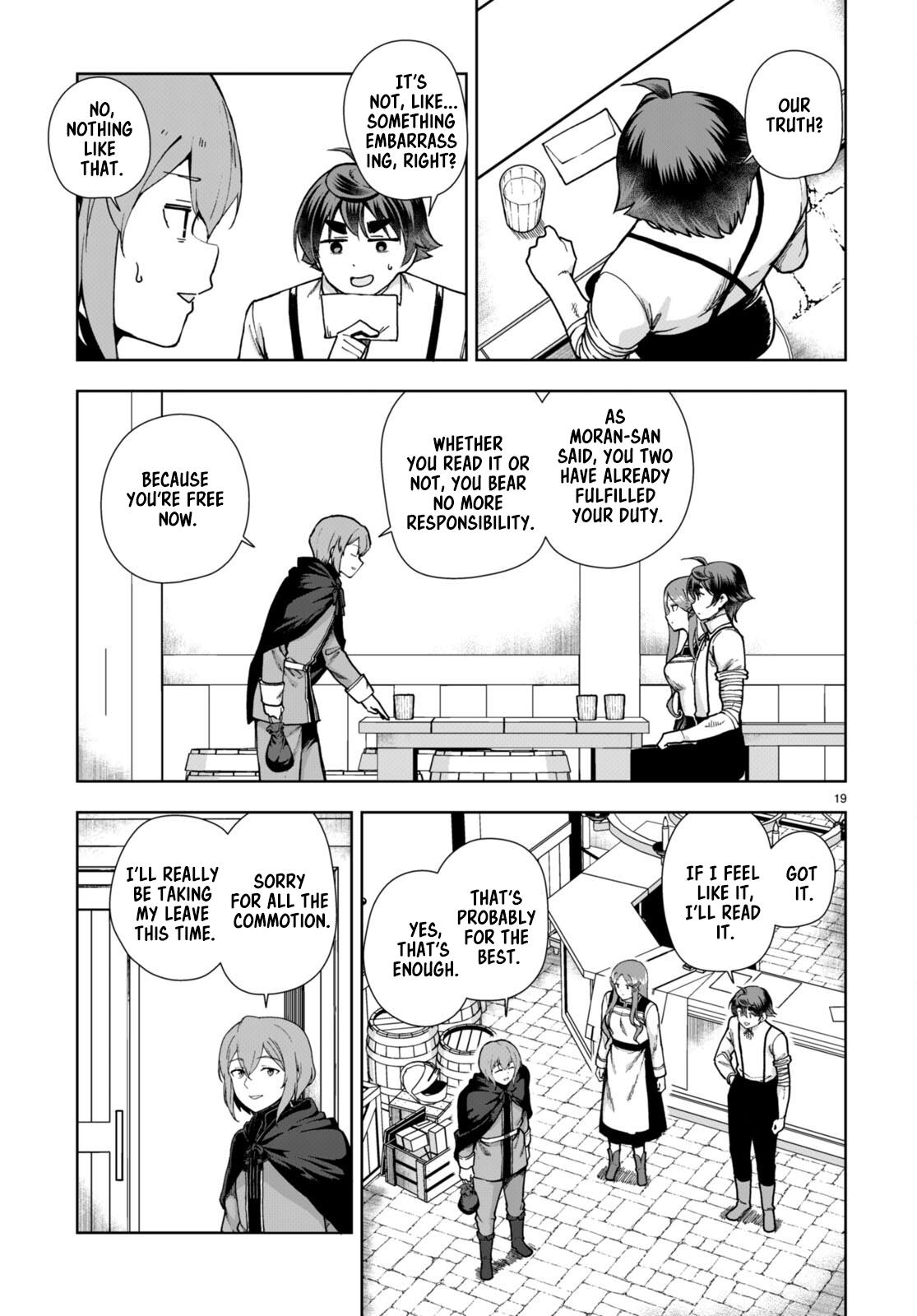 Botsuraku Youtei Nanode, Kajishokunin wo Mezasu Chapter 85 page 19 - Chapter 85