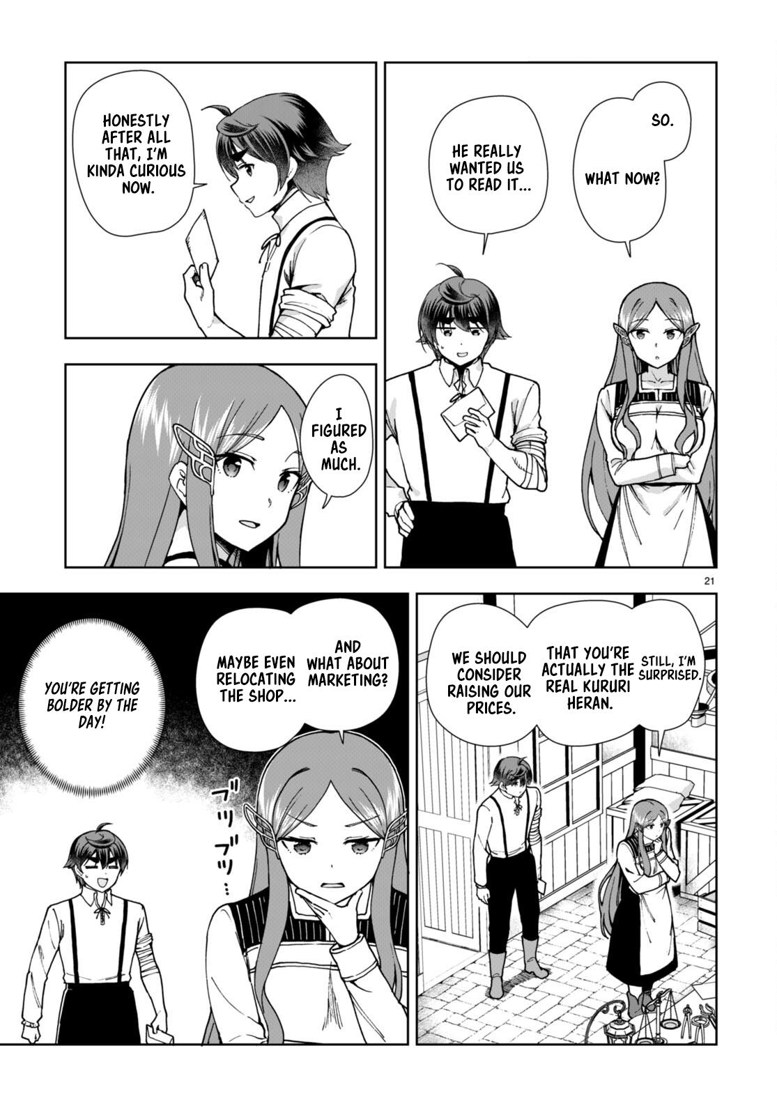 Botsuraku Youtei Nanode, Kajishokunin wo Mezasu Chapter 85 page 21 - Chapter 85