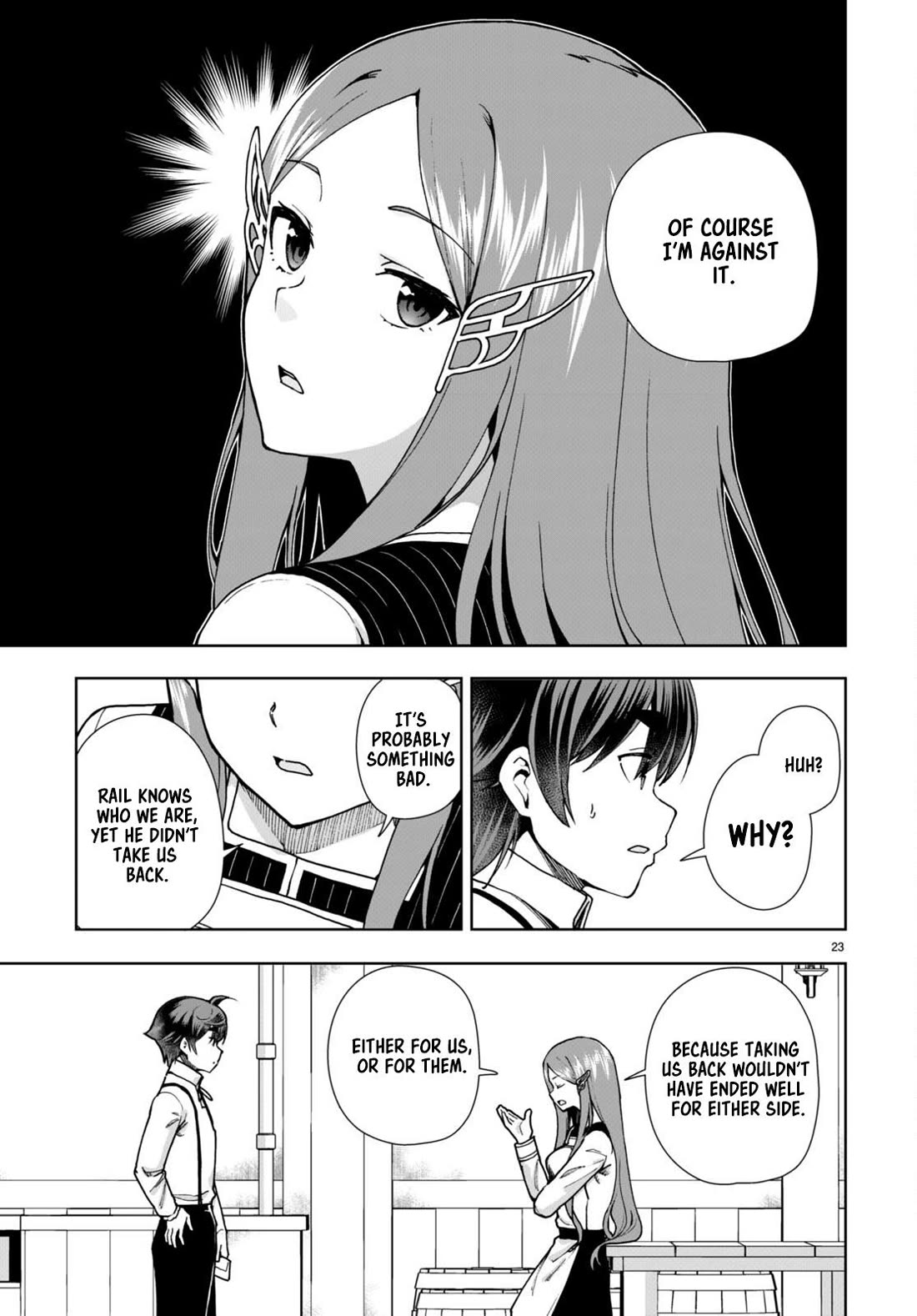 Botsuraku Youtei Nanode, Kajishokunin wo Mezasu Chapter 85 page 23 - Chapter 85
